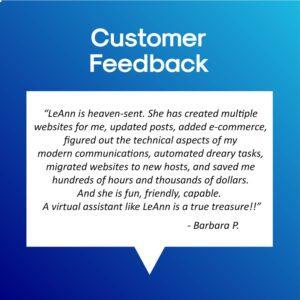 Customer Feedback from Barbara