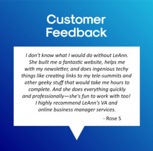 Customer Feedback from Rose