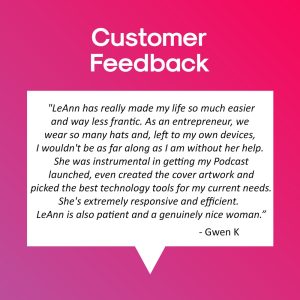 Customer Feedback from Gwen